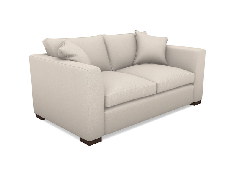 1 Wadenhoe 25s Seater Sofa in Two Tone Plain Biscuit